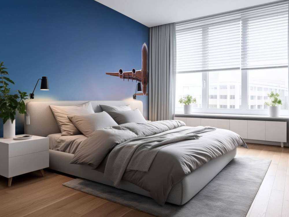 Aereo con un bel sole