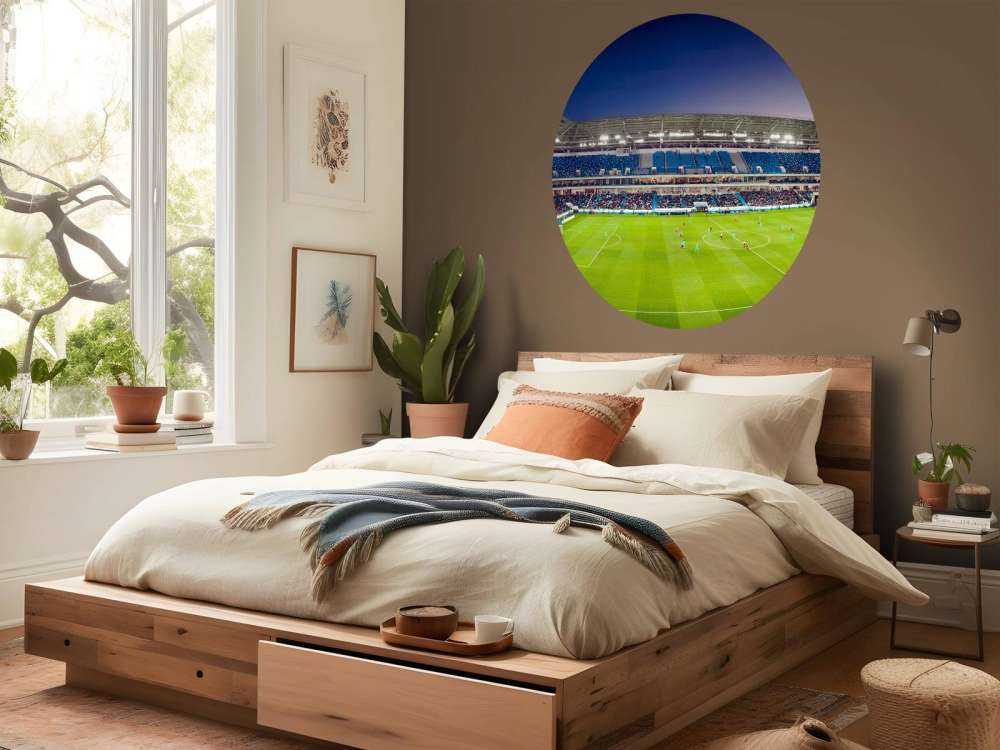 Panorama dello stadio di calcio