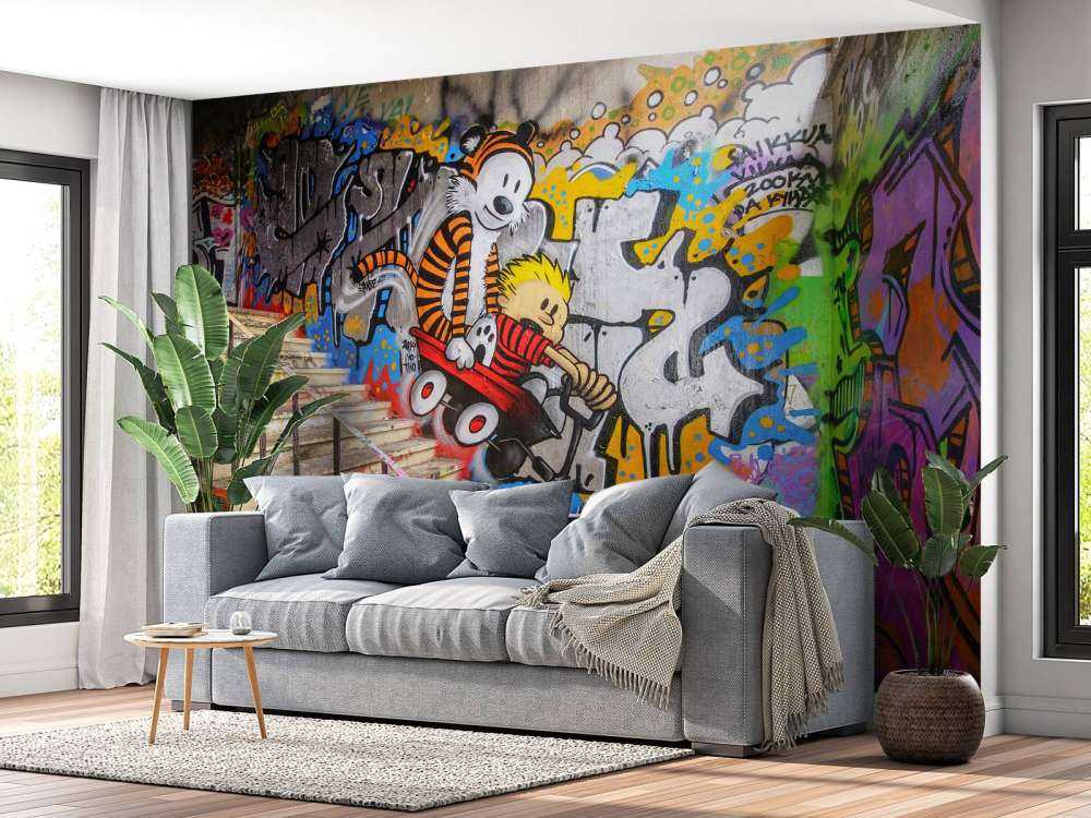 Graffiti con scale