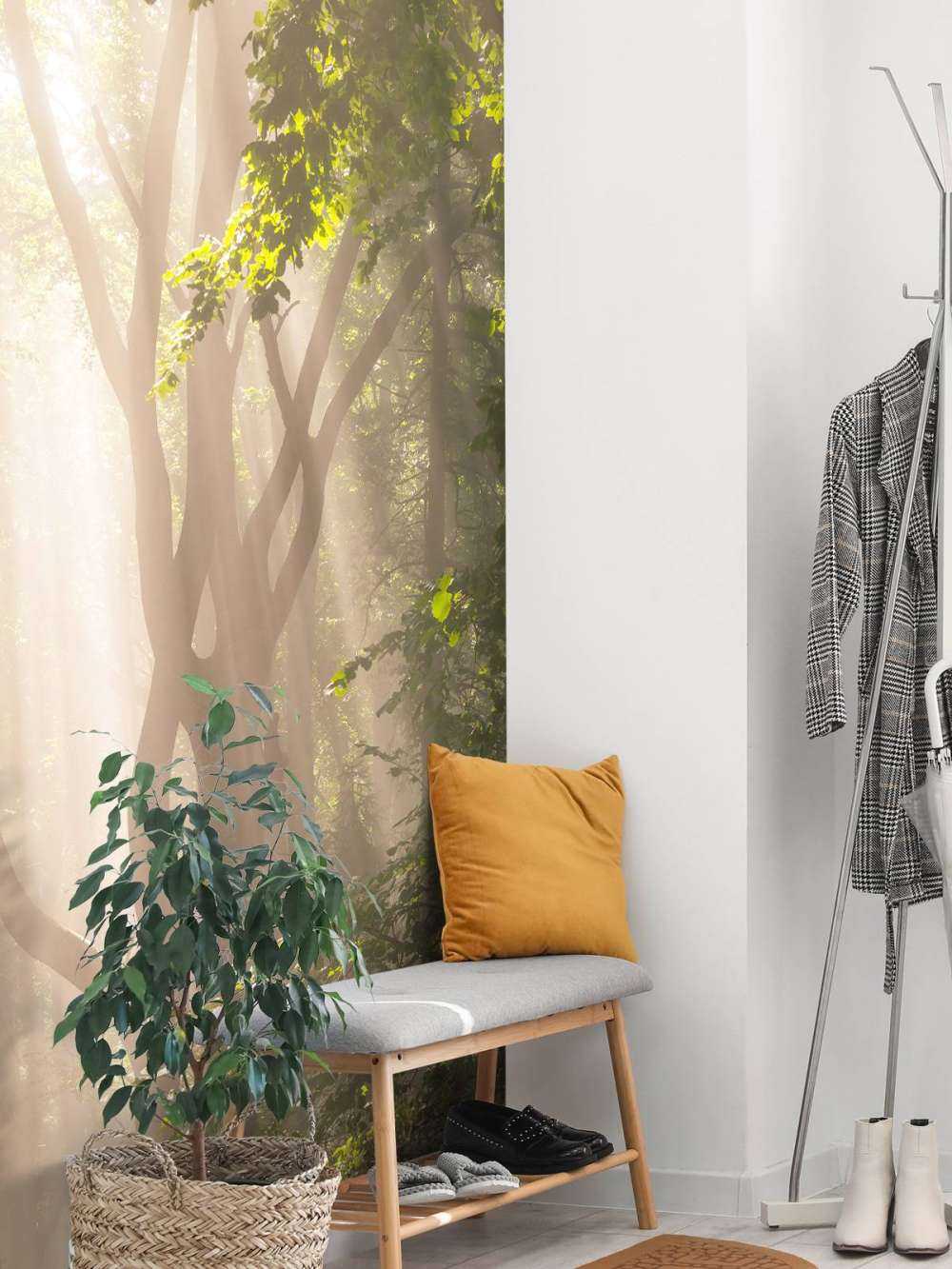 Torsione albero nella foresta