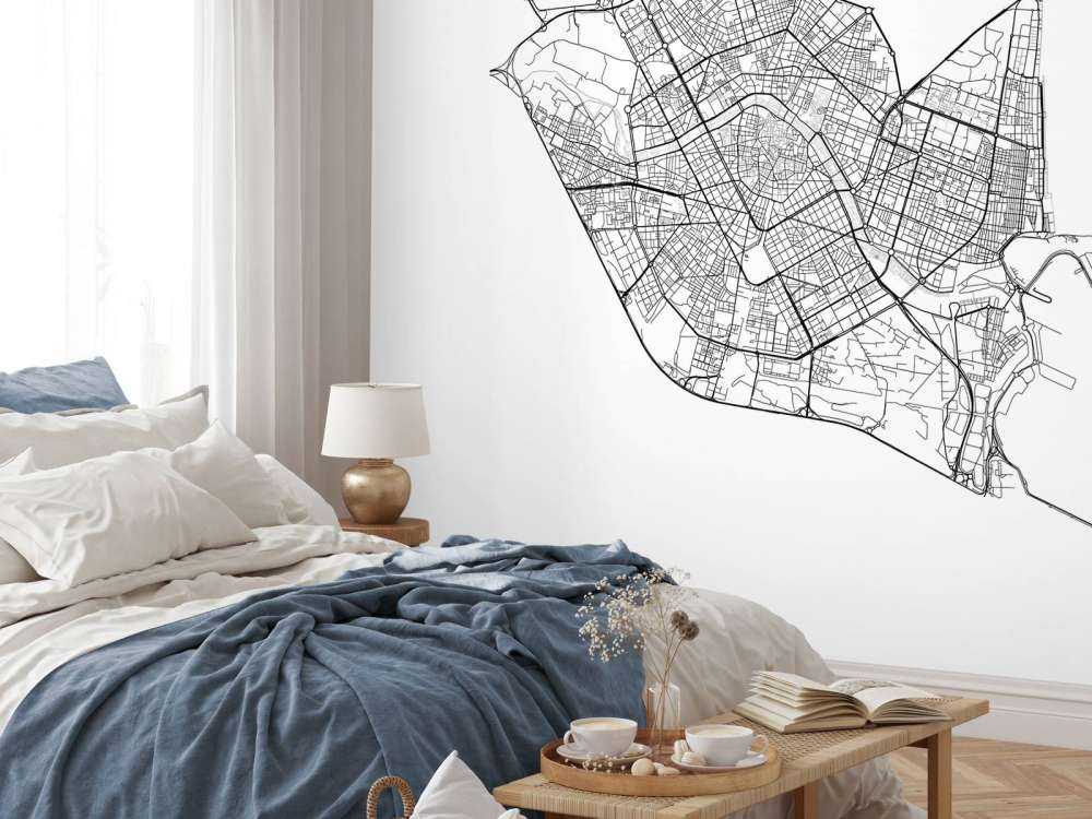 Mappa di Valencia, bianco 