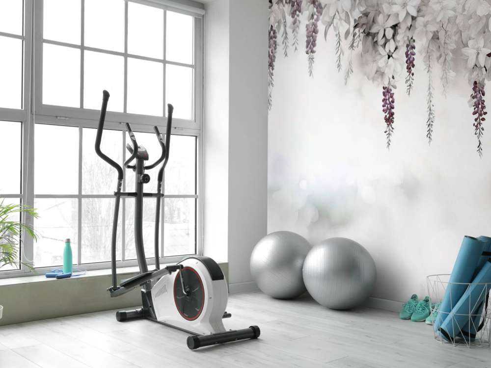 Gentile Giardino di Glicine Bianco