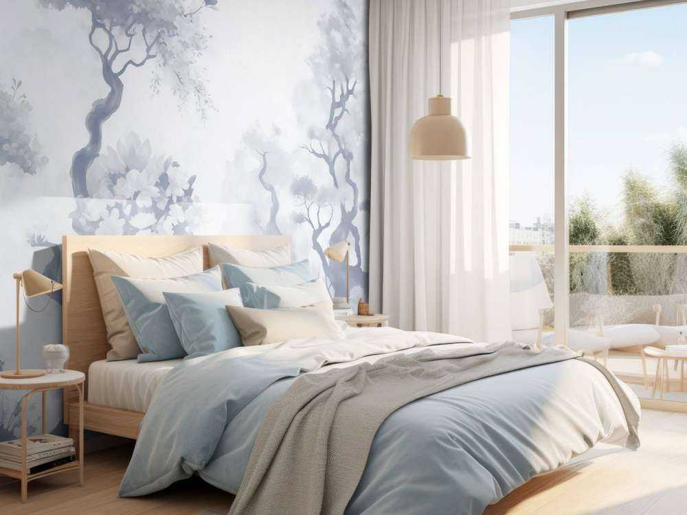 Alberi in fiore Marrone