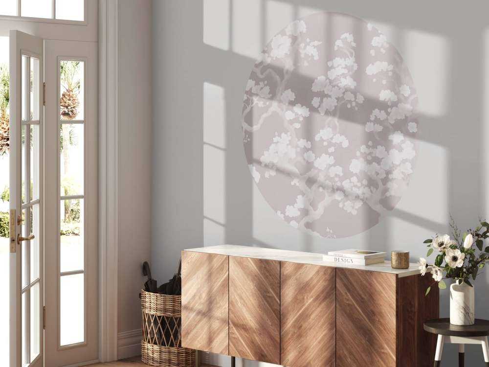 Meravigliosa foresta in fiore - rosa