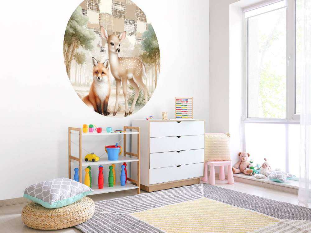 Animali selvatici in tonalità calde