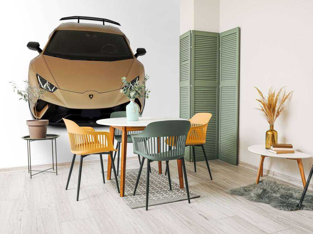 Lamborghini Huracán - Fronte dall'alto, bianco