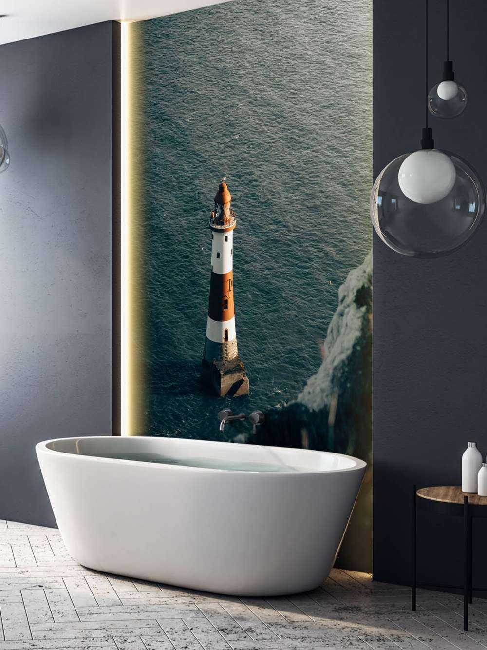 Faro sulla costa inglese