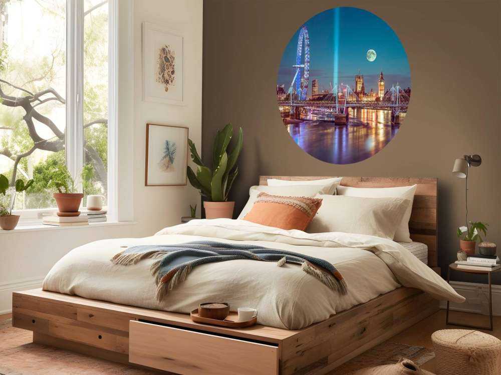 Westminster con la luna piena