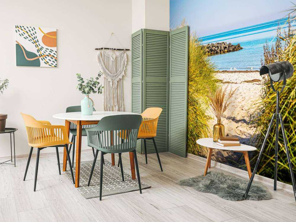 Spiaggia sulla costa del Mar Baltico