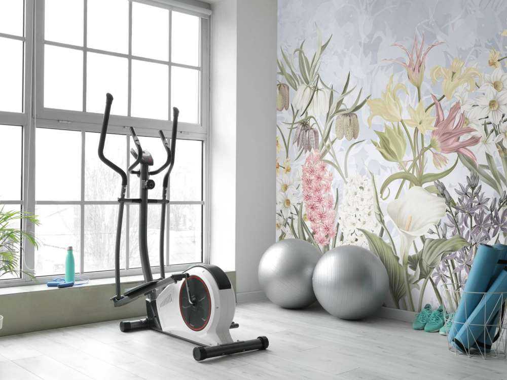 Fiori di Primavera - Blu Cielo Morbido