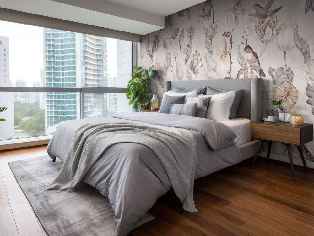 Sinfonia di Colibrì Primaverile - Fioritura Vintage Sepia