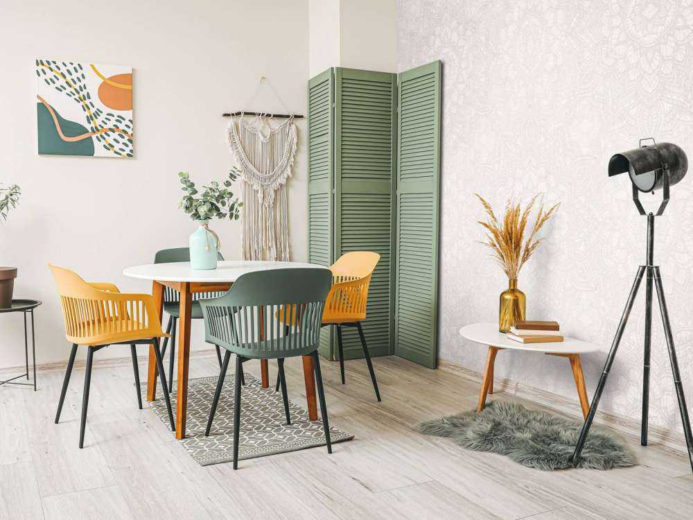 Mandala Boho Golden - grigio neutro