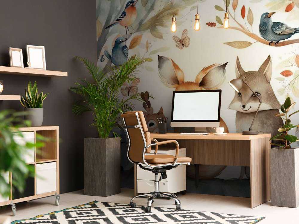 Narrazione del Bosco Insieme Acquerello