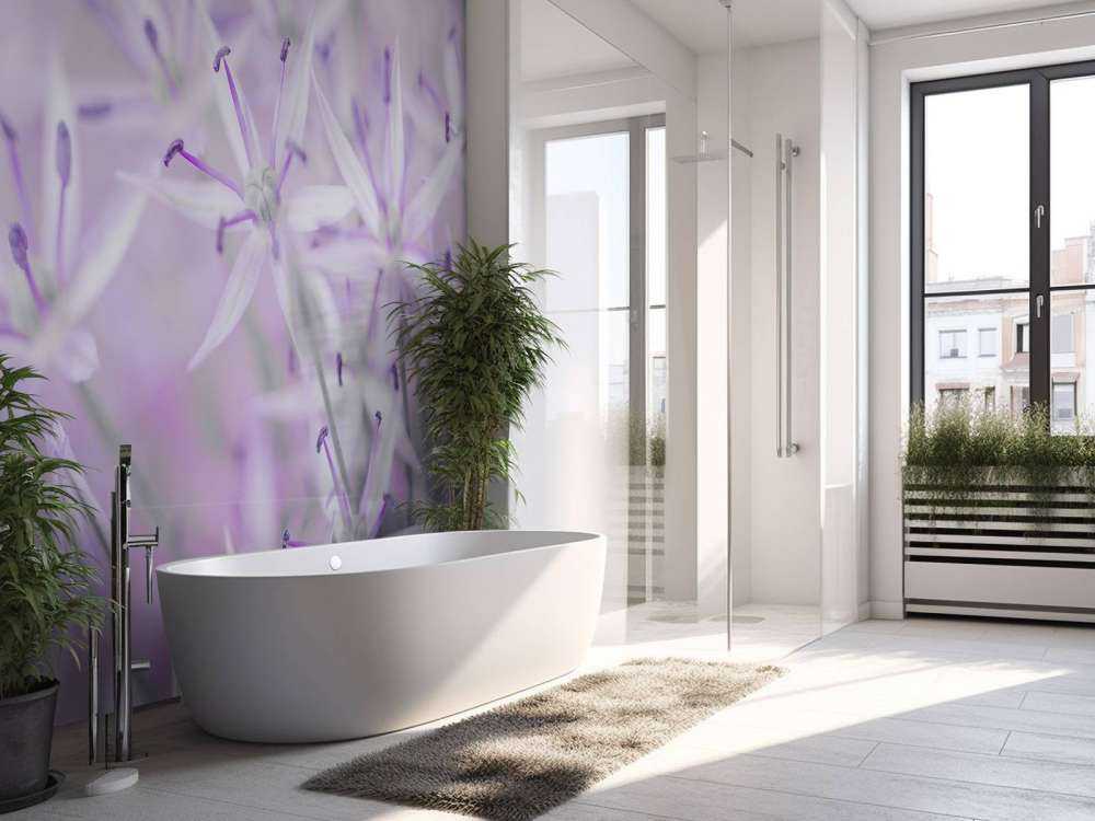 Primo piano di fiori di allium