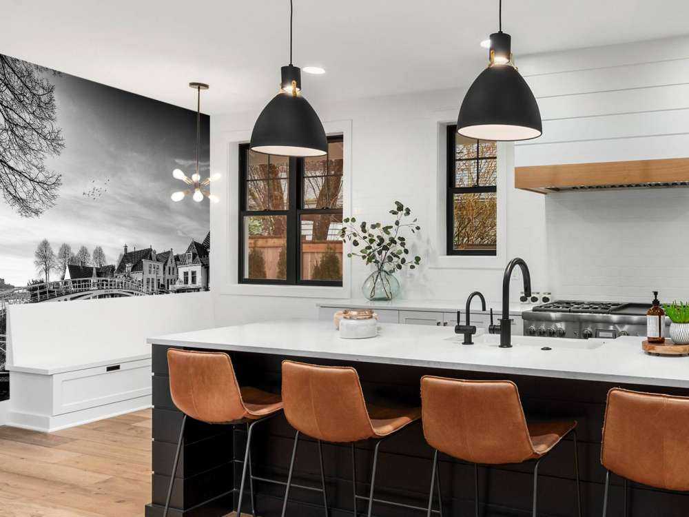 Città fortificata Dokkum Ponte sul Klein Diep Frisia 