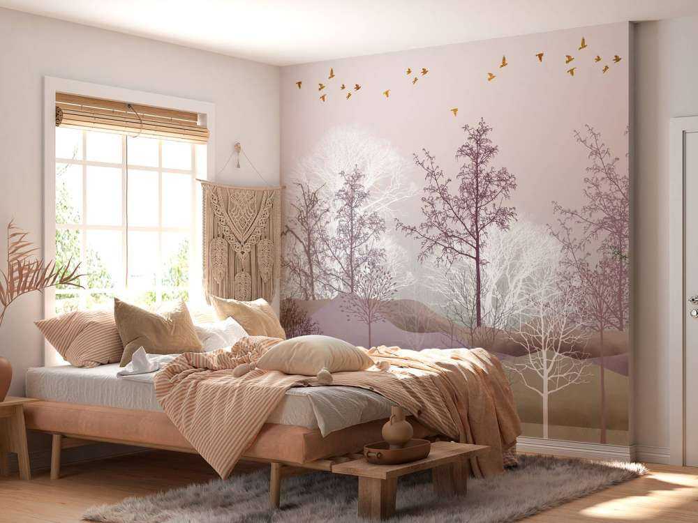 Paesaggio con alberi