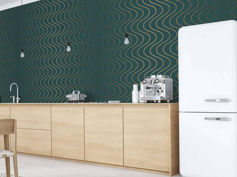 Motivo ondulato in alzavola