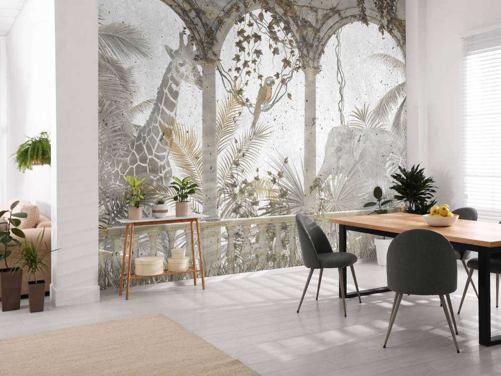 Edificio abbandonato nella giungla