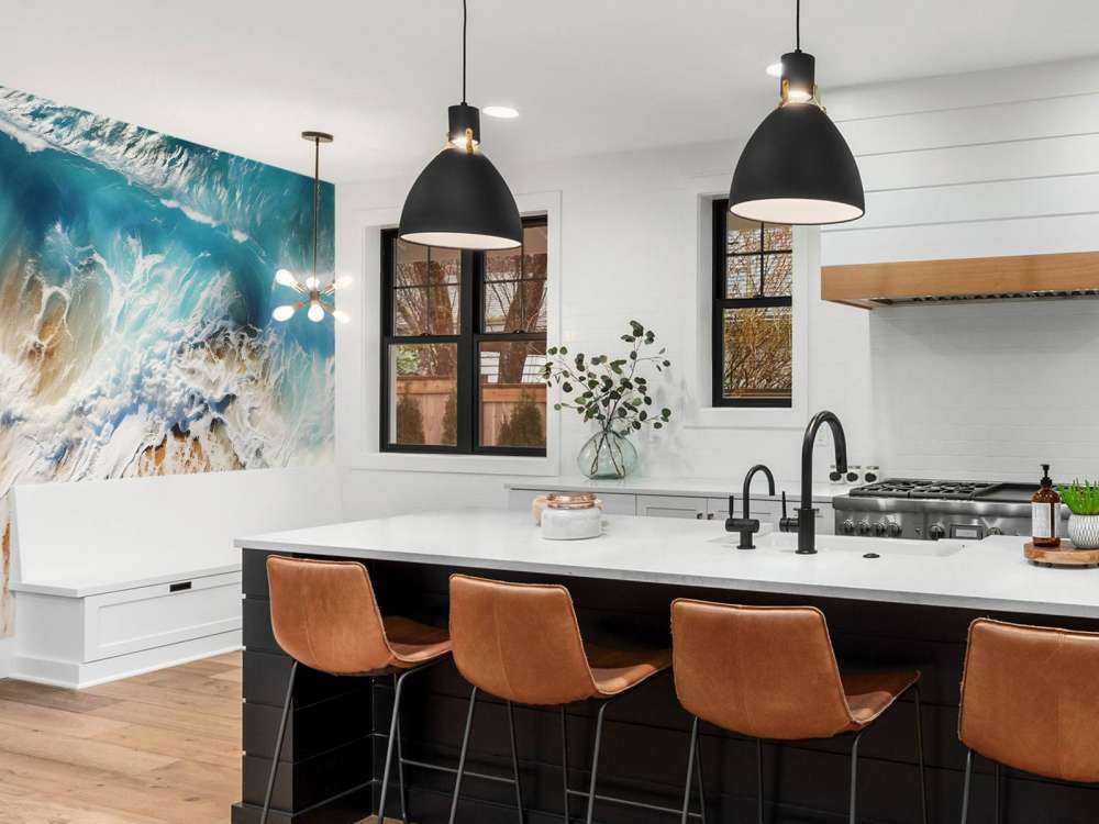 Turquoise Sea from Above