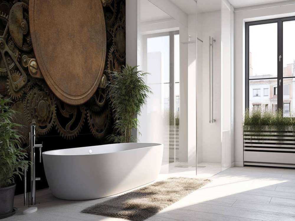 Meccanismo dell'orologio in rame