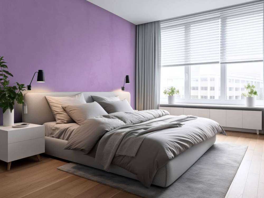 Viola pastello in cemento