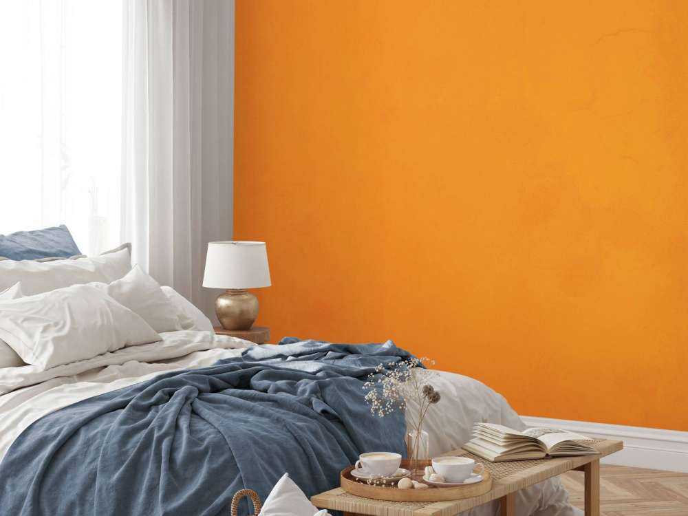 Calcestruzzo arancione brillante