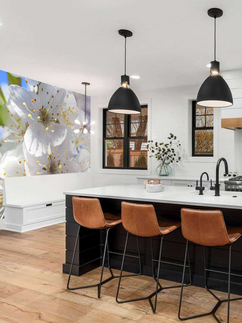 Fiori bianchi ravvicinati