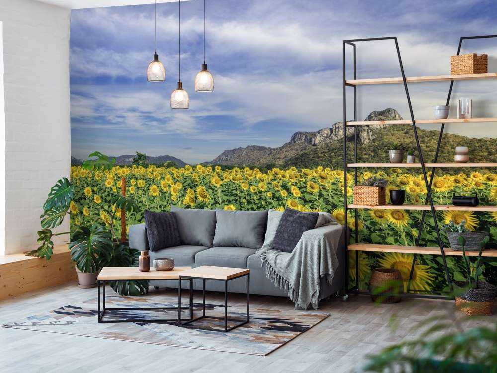 Campo fiorito giallo