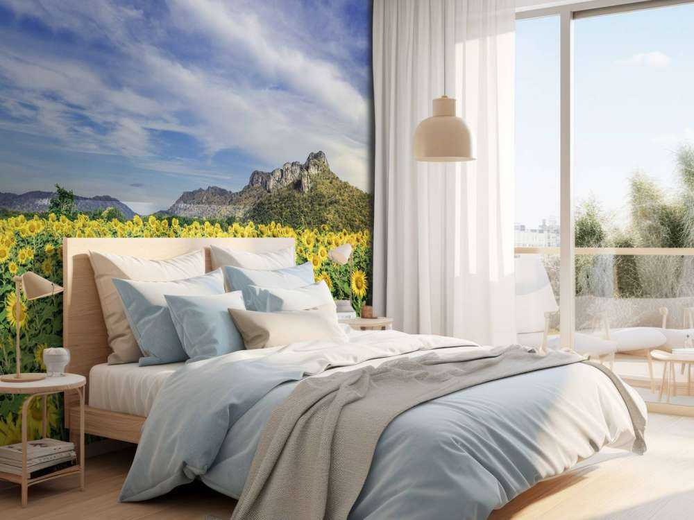 Campo fiorito giallo