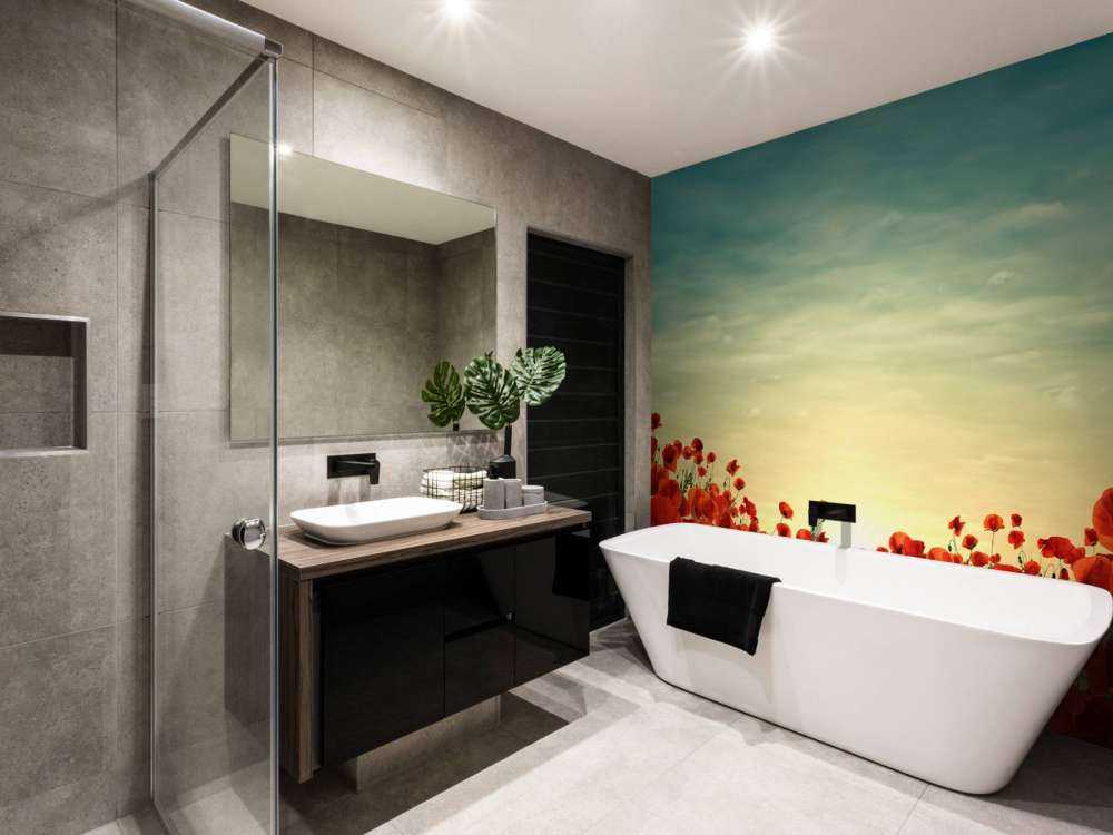 Papaveri con tramonto