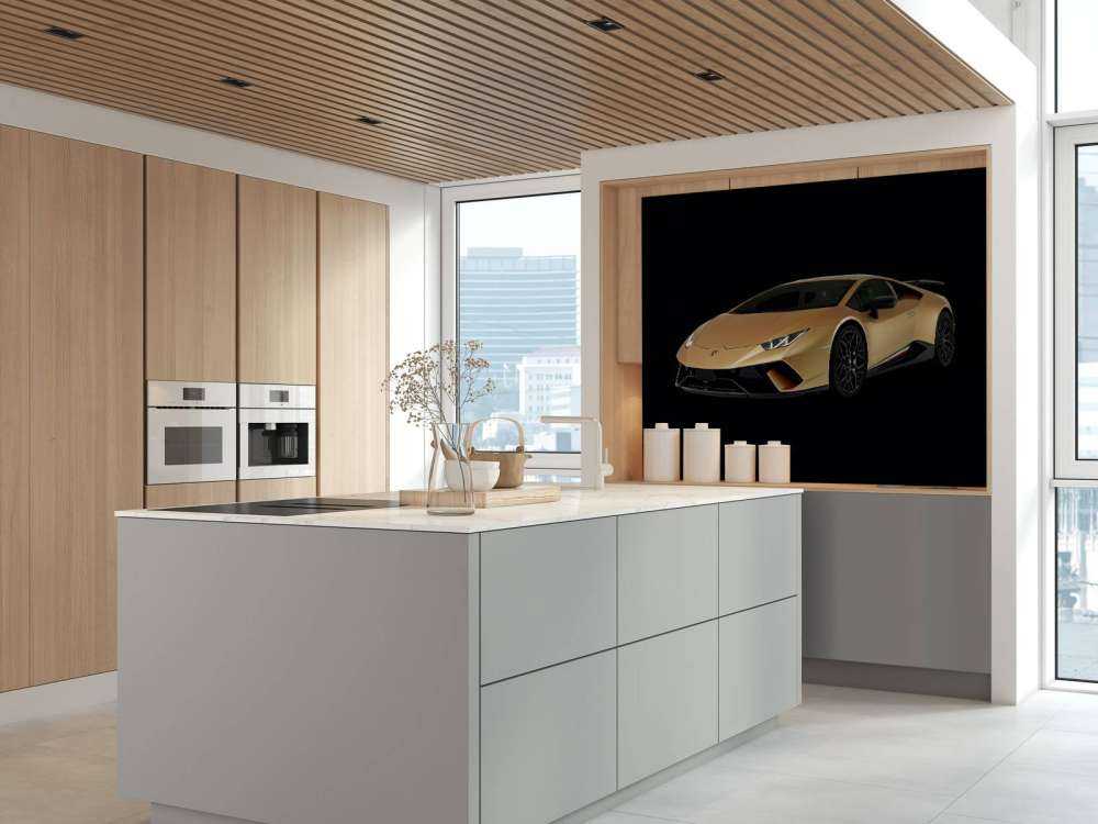 Lamborghini Huracán - Anteriore destro, nero