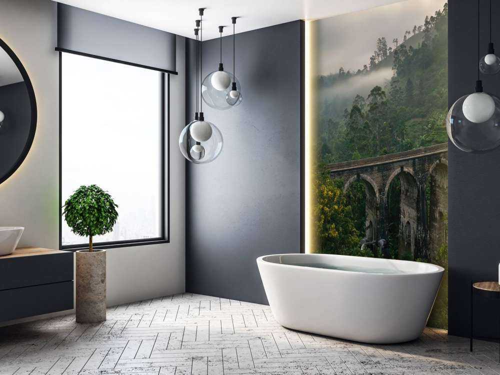 Ponte ferroviario attraverso la giungla