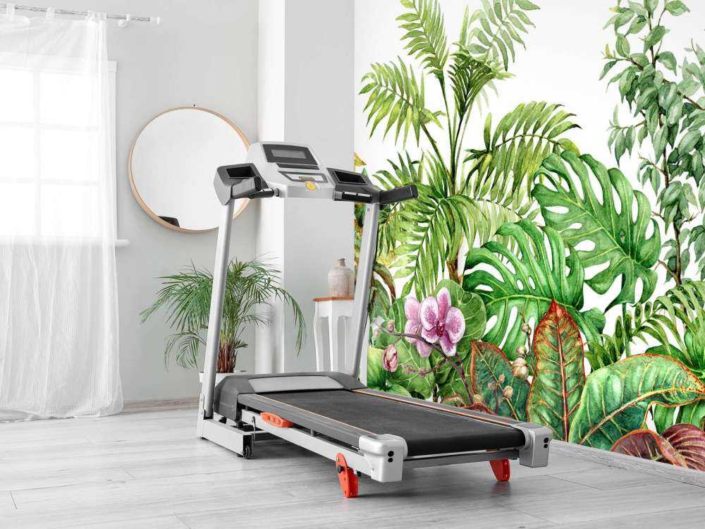 Piante tropicali di acquerello