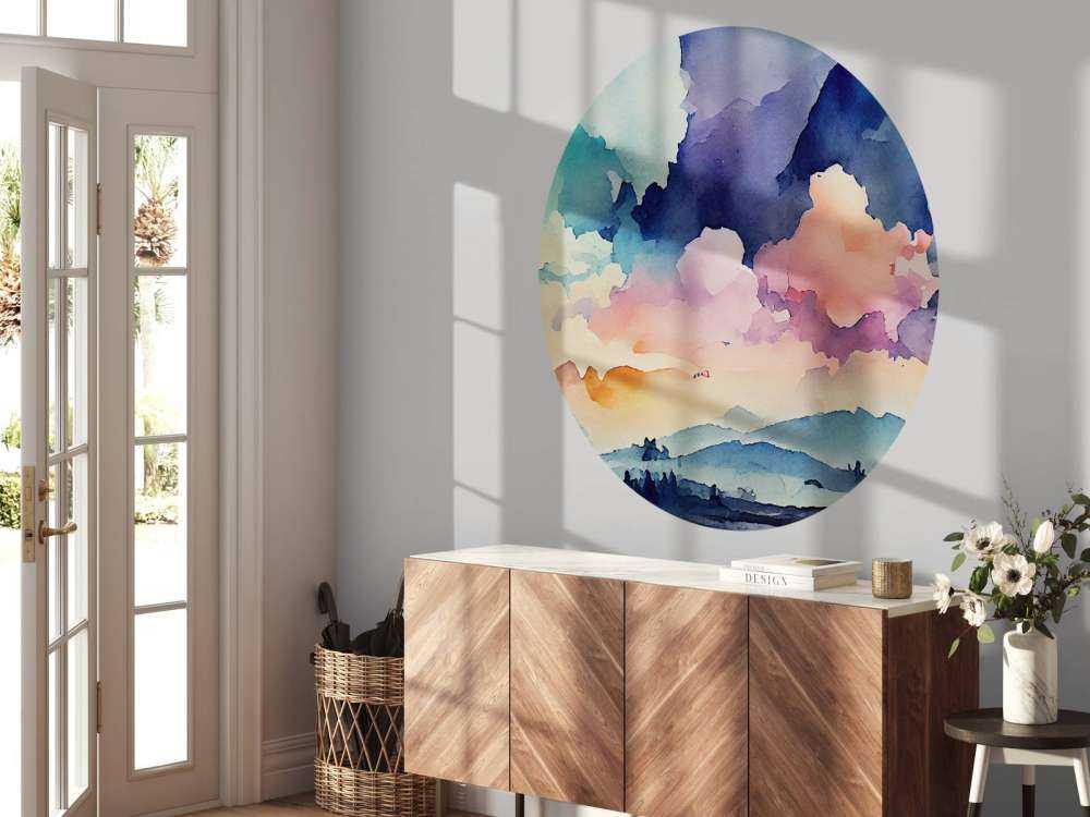 Sfondo astratto ad acquerello