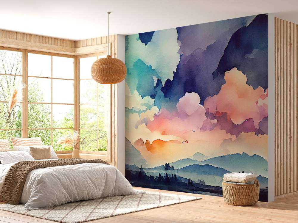 Sfondo astratto ad acquerello