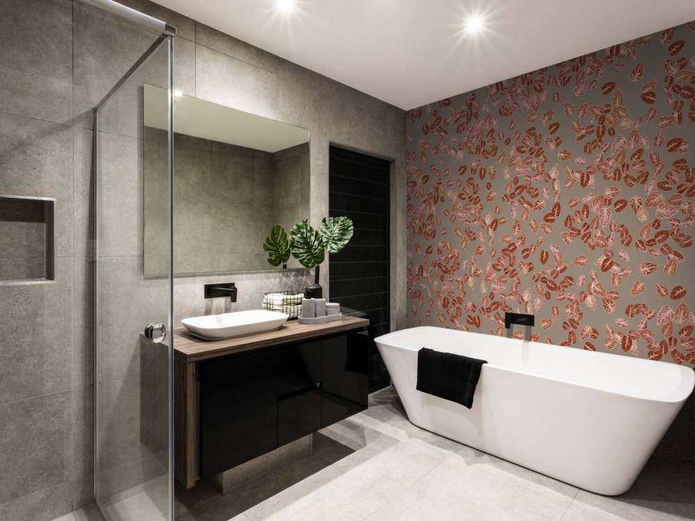 Foglie piccole su tortora