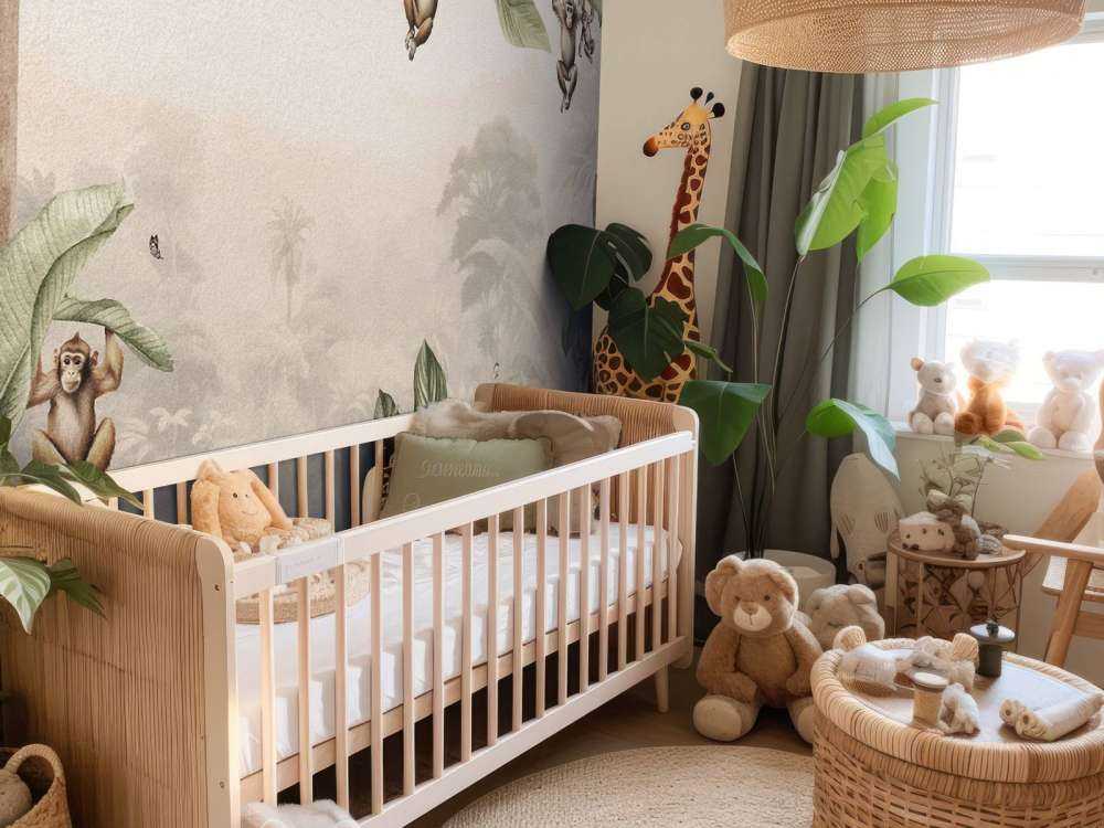 Paesaggio con scimmia