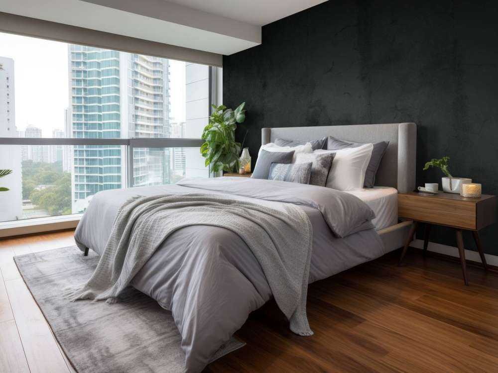 Calcestruzzo grigio nero