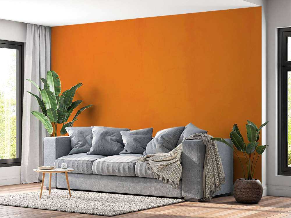 Calcestruzzo arancione brillante