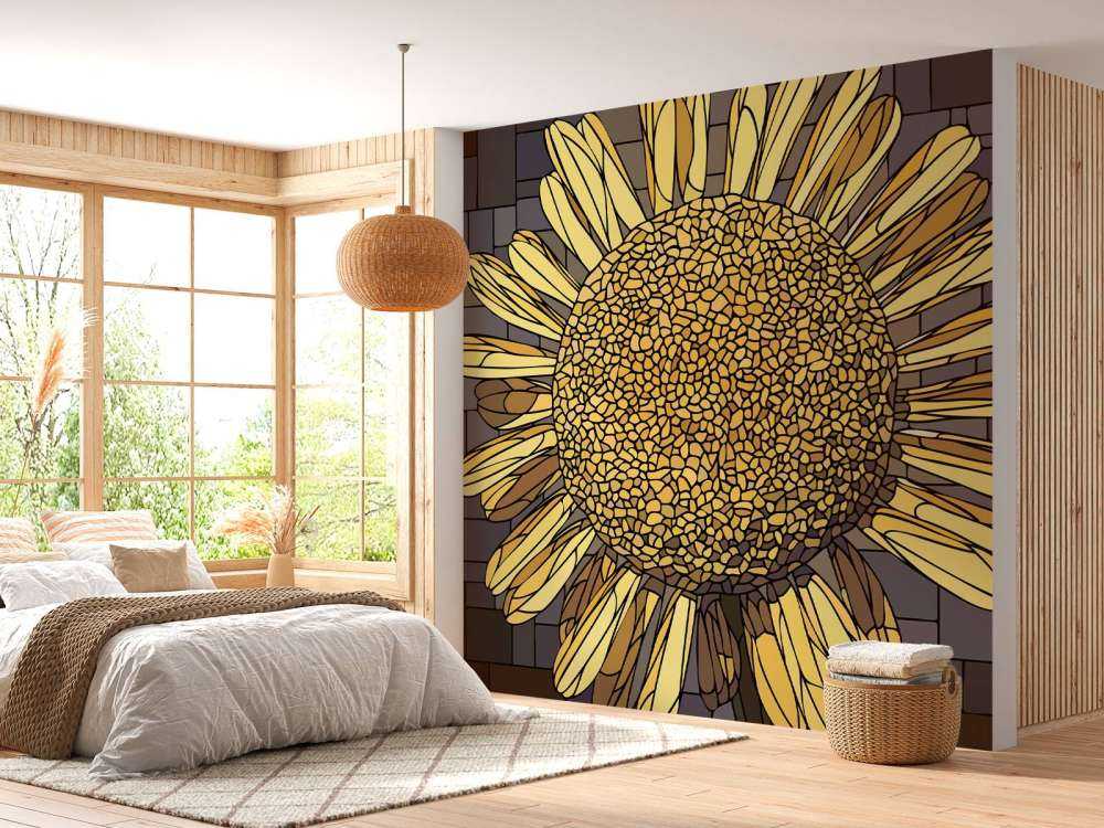 Fiore di camomilla giallo