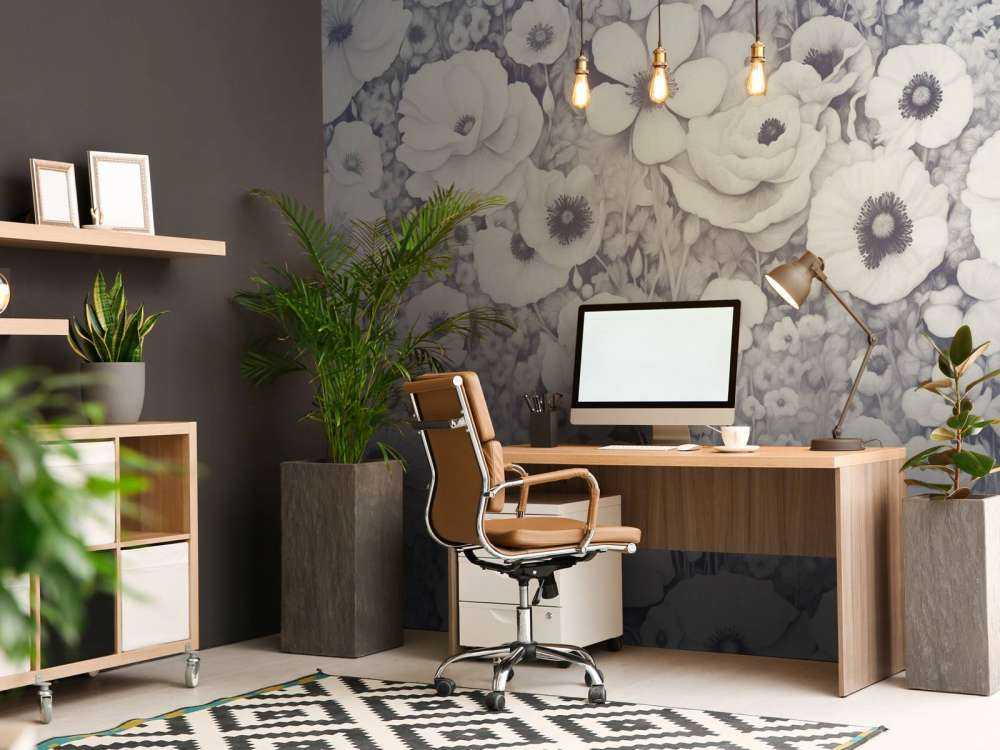 Racconto di Papavero Monocromo Blu