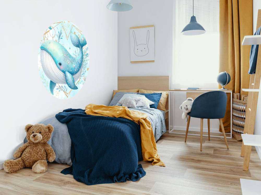 Balena magica nei sogni dell'oceano