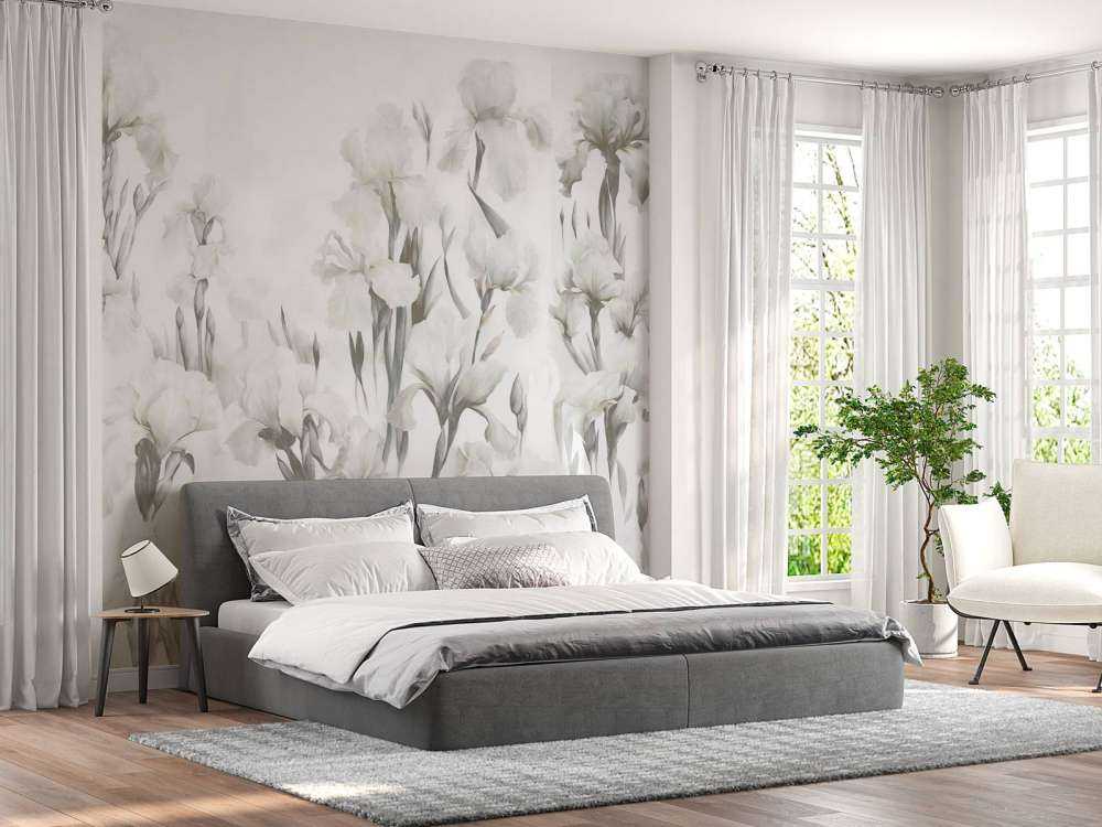 Iris danzano beige caldo senza soluzione di continuità