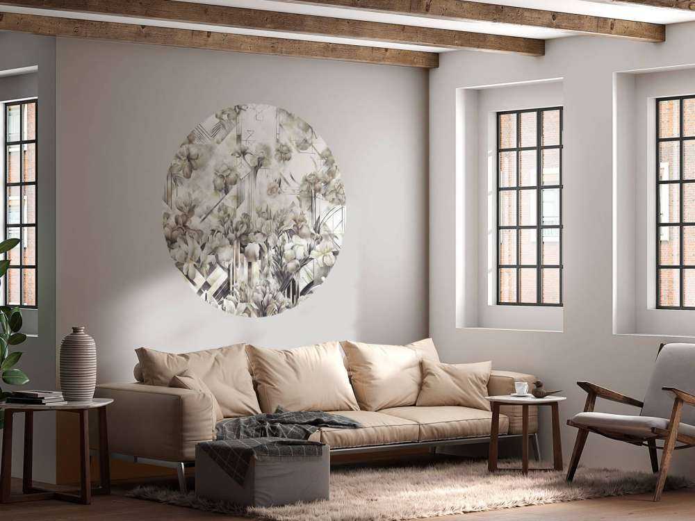 Enormi Iris Acquerello Verdi