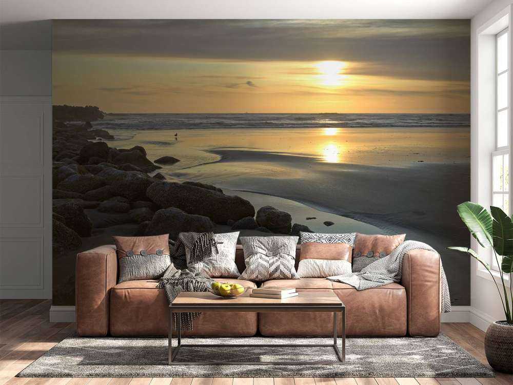 Tramonto in spiaggia