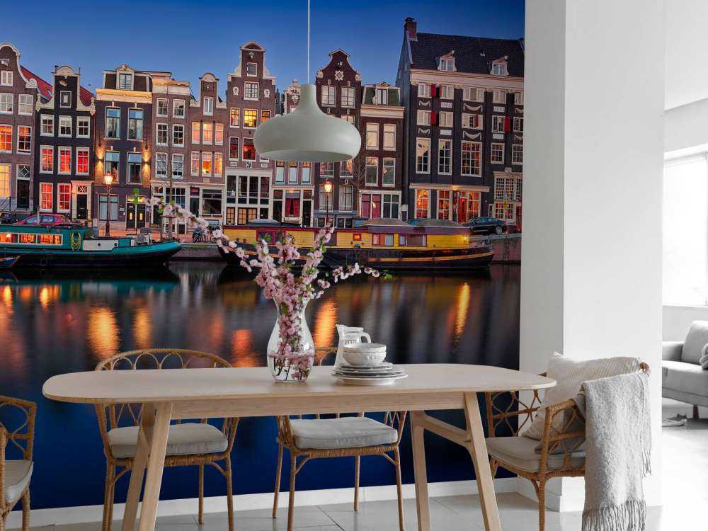 Case sul canale Amsterdam