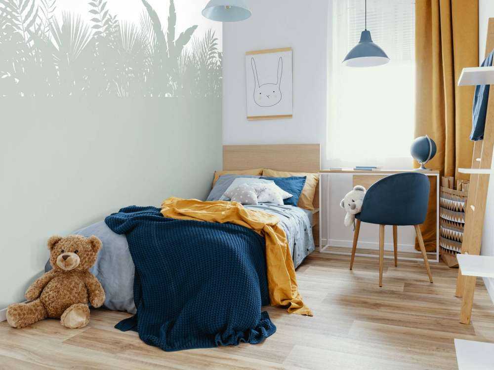 Sagome di foglie di palma, verde chiaro