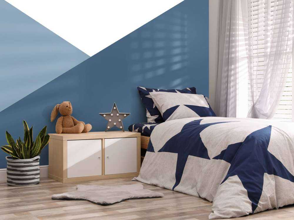 Triangoli nei toni del blu