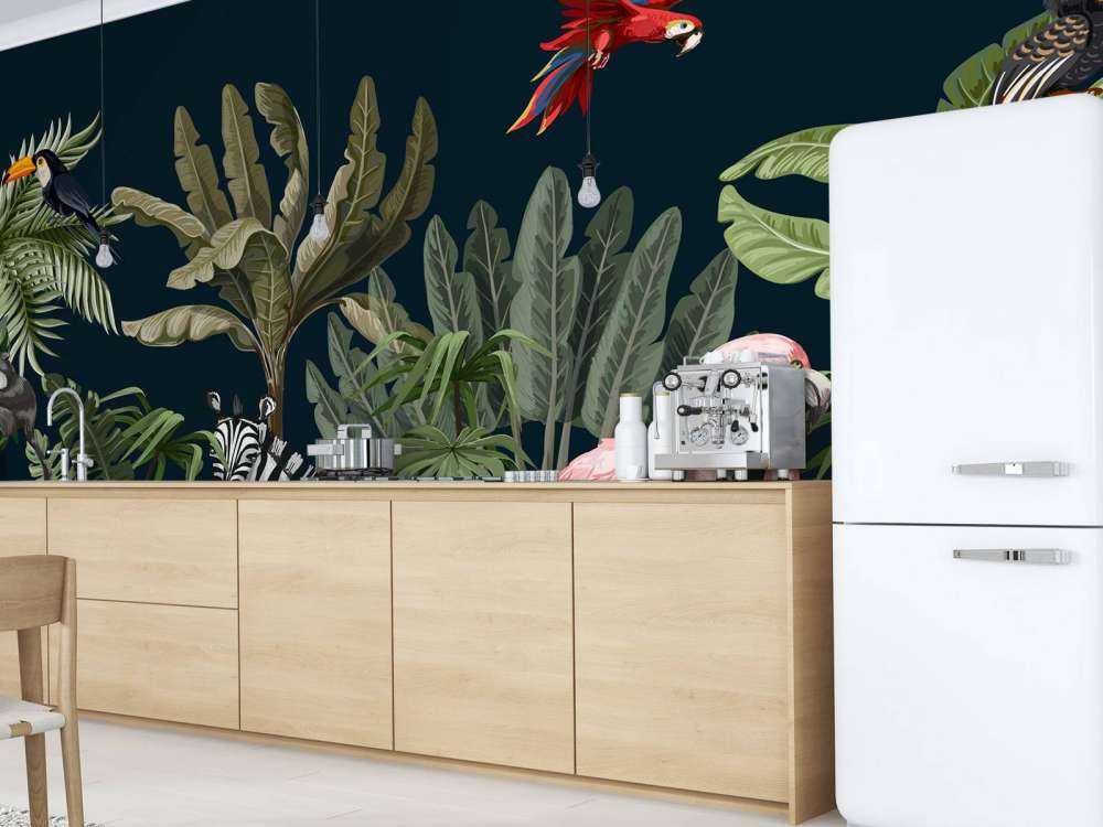 Animali della giungla colorati