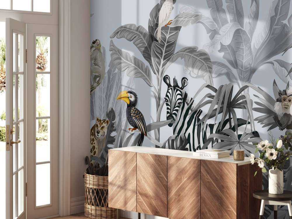 Giungla piena di animali